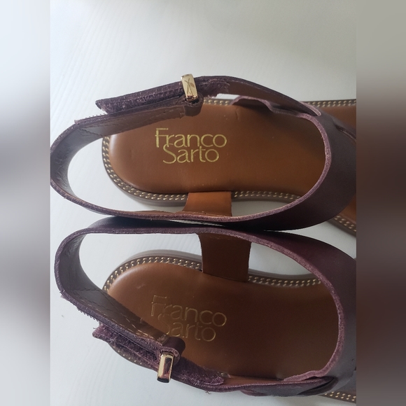 #8-Franco Sarto leather sandles sz 7 - Picture 5 of 8